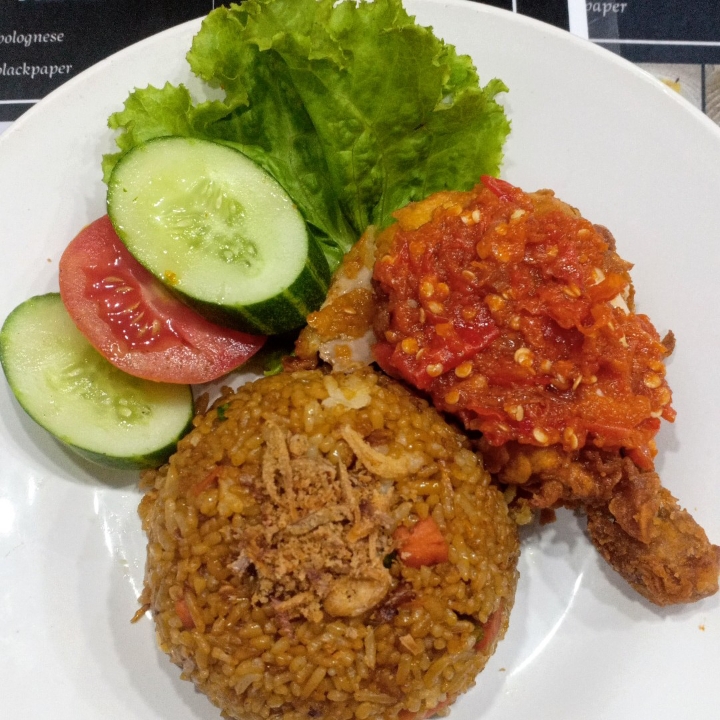 NASI GORENG AYAM GEPREK